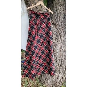 Vintage Barclay Square Tartan Plaid Skirt